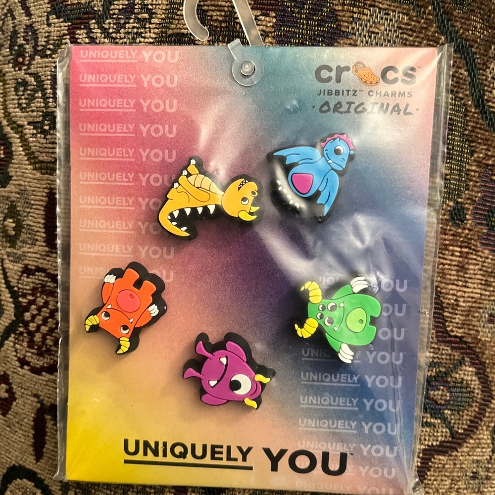 New Crocs Uniquely You Jibbitz,charms Dinosaurs 5 Pc